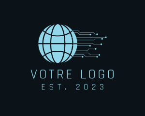 Commercial - Global Technology Circuit logo design