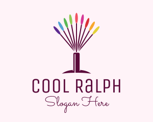 Colorful Beauty Tools logo design