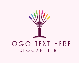 Colorful - Colorful Beauty Brush logo design