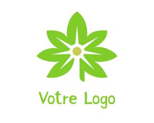 Smoke - Green Cannabis Light logo design