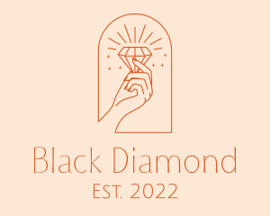 Diamond Hand Boutique logo design