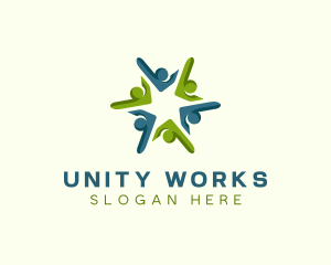 Human Unity Organization logo design