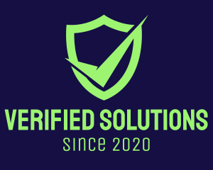 Approved - Green Security Check logo design