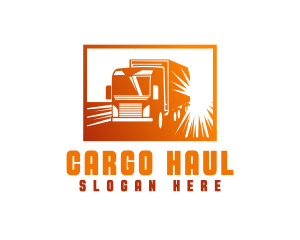 Delivery Truck Vehicle logo design