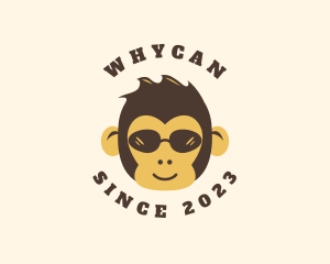 Video Game - Gaming Monkey Sunglasses logo design