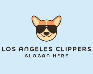 Pet Care - Dog Kennel Sunglasses logo design