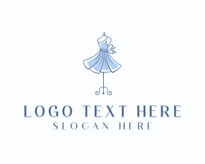Modeling - Fashion Stylist Seamstress logo design