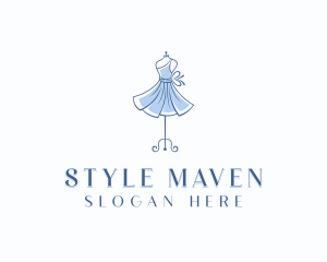 Fashionista - Fashion Stylist Seamstress logo design