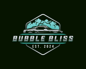 Bubble Car Wash logo design