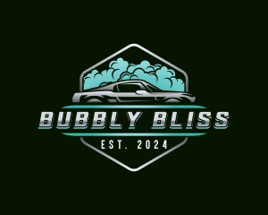 Bubble Car Wash logo design