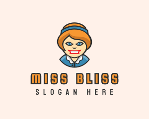 Miss - Woman Lady Gamer logo design