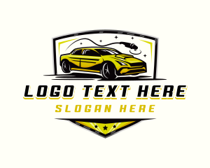 Sedan - Car Maintenance Detailing logo design