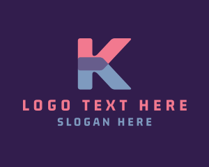 Cyber Tech Letter K Logo