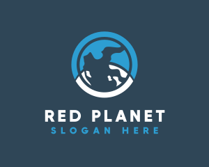 Planet Universal Globe logo design