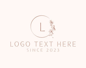 Letter - Autumn Flower Organic Florist logo design