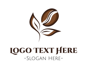 Cappuccino - Coffee Farm Plant logo design