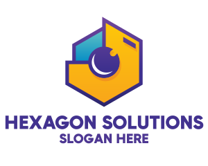 Hexagon - Industrial Hexagon Camera logo design