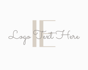 Elegant Style Luxury logo design