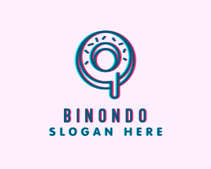 Anaglyph Donut Sprinkle Logo