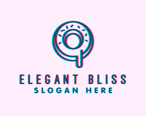 Anaglyph Donut Sprinkle Logo