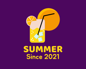 Iced Orange Drink  logo design