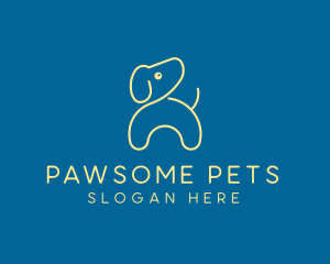  Dog Pet Animal logo design