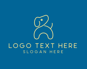 Pooch - Dog Pet Animal logo design