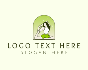 Female - Yoga Woman Wellness logo design