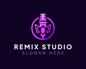 Multimedia Music Studio logo design