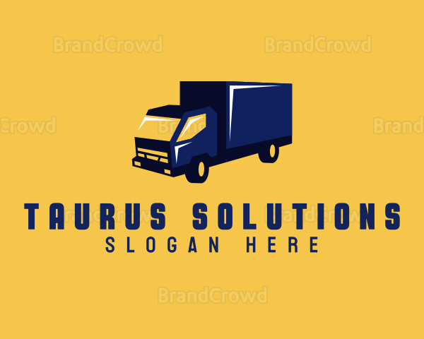 Truck Package Delivery Logo