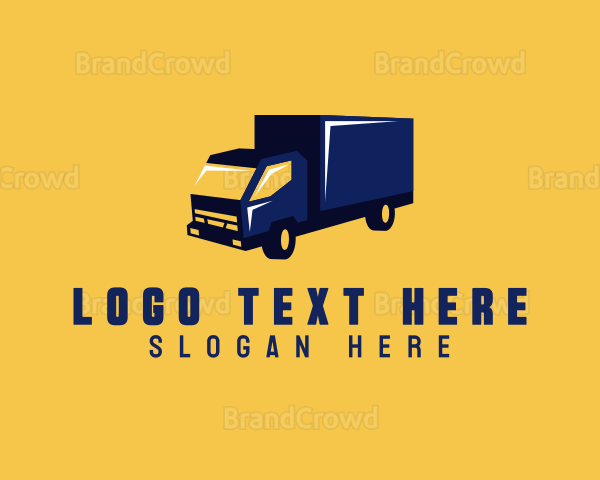 Truck Package Delivery Logo