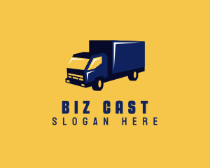 Truck Package Delivery  Logo