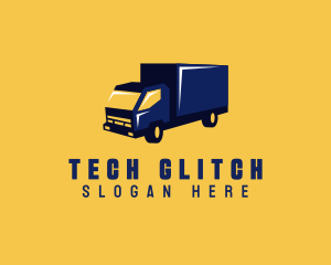 Truck Package Delivery  Logo