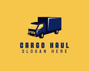 Truck Package Delivery  logo design