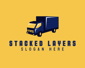 Truck Package Delivery  logo design