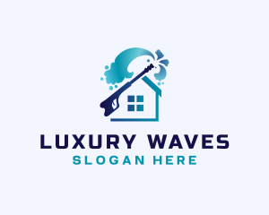 Pressure Wash Housekeeping logo design