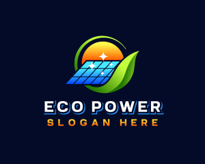 Renewable Energy - Sustainable Solar Energy logo design