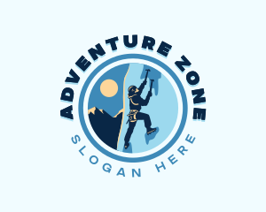 Adventure Ice Climbing logo design