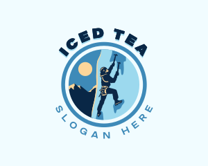 Adventure Ice Climbing logo design