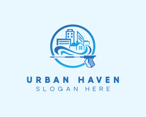 Urban City Pressure Wash logo design