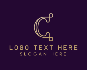 Luxury Brand Letter C Logo