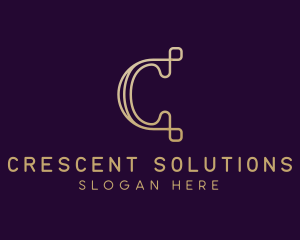 Luxury Brand Letter C logo design