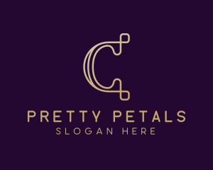 Luxury Brand Letter C logo design