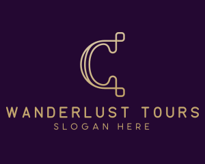 Luxury Brand Letter C logo design