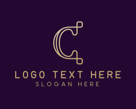 Luxury Brand Letter C