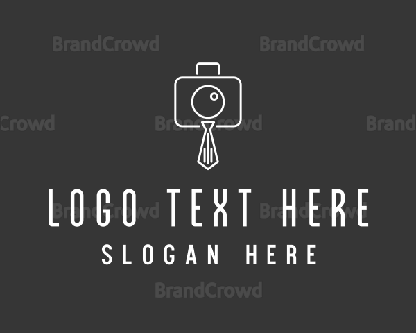 Professional Camera Necktie Logo