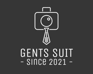 Professional Camera Necktie logo design