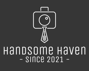 Handsome - Professional Camera Necktie logo design