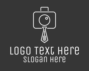 Professional Camera Necktie Logo