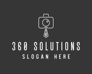 Professional Camera Necktie logo design